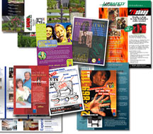 Advertising campaigns, Promotion products, Informative